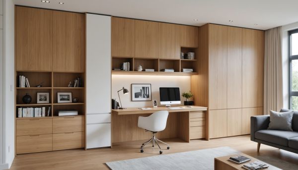 Mobilier sur mesure gain place ingenieux