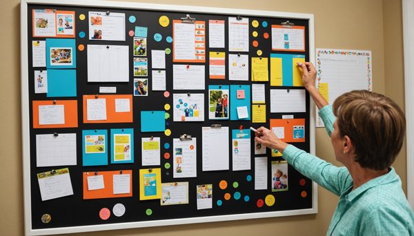 Maximiser l'organisation familiale grâce à un tableau magnétique